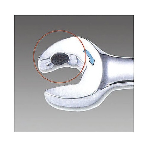 18mm ダブルラチェット片目片口スパナ