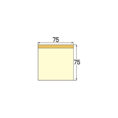 ふせん 75×75mm 混色 100枚×