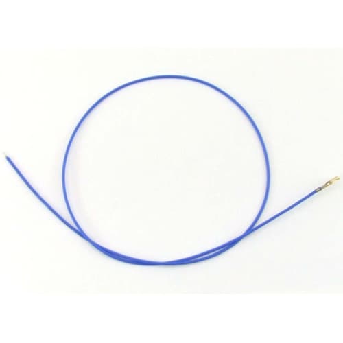 QI片端圧着済ワイヤー450mm青 10