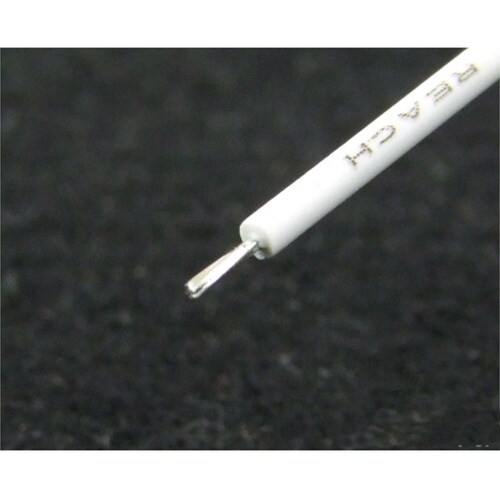 QI片端圧着済ワイヤー450mm白 10