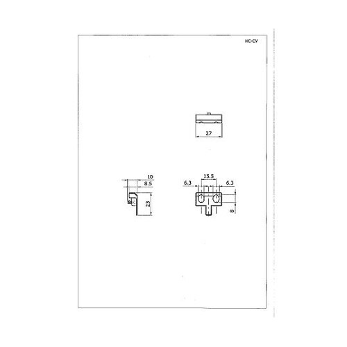 スイッチ用背面端子用充電部カバー 10個