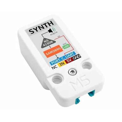 M5Stack用MIDIシンセサイザユニ