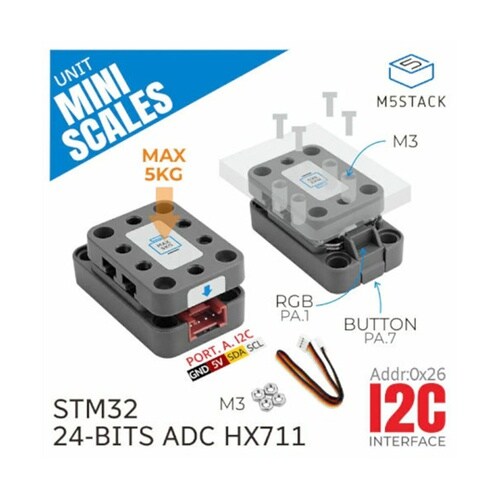 M5Stack用計量ユニット 5kgレン