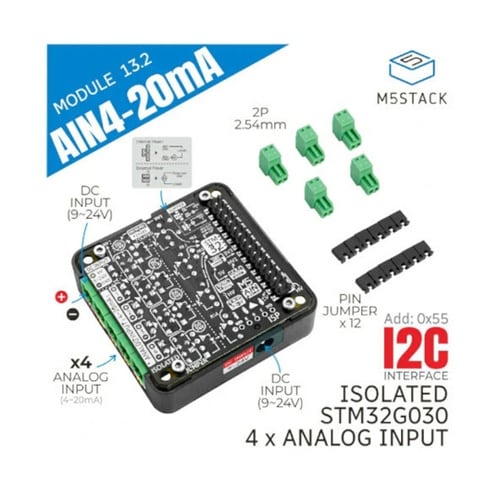 M5Stack AIN4−20mAモジュ