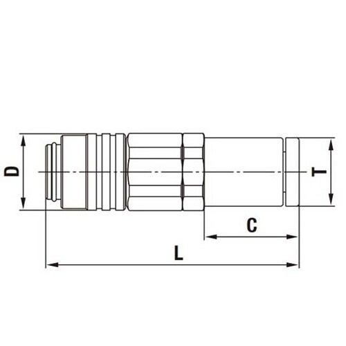 マイクロカプラ 真ちゅうNBR チューブ