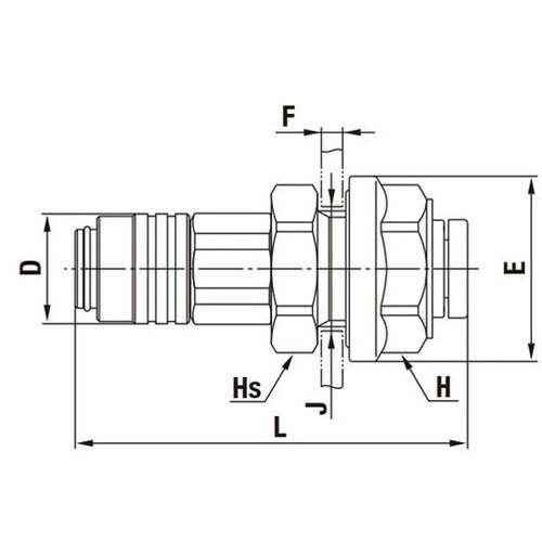マイクロカプラ 真ちゅうNBR チューブ