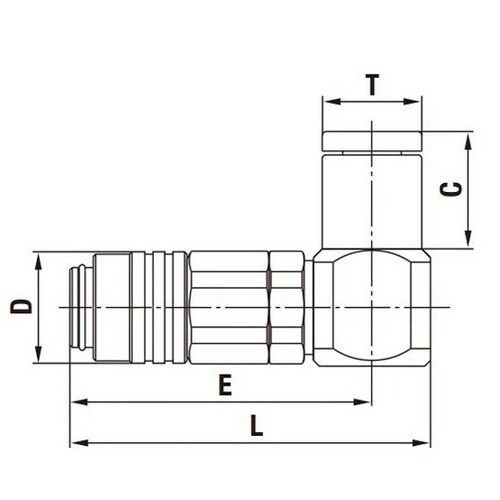 マイクロカプラ 真ちゅうNBR チューブ