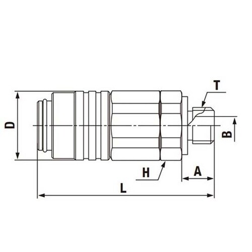 マイクロカプラ 真ちゅうNBR M 5×
