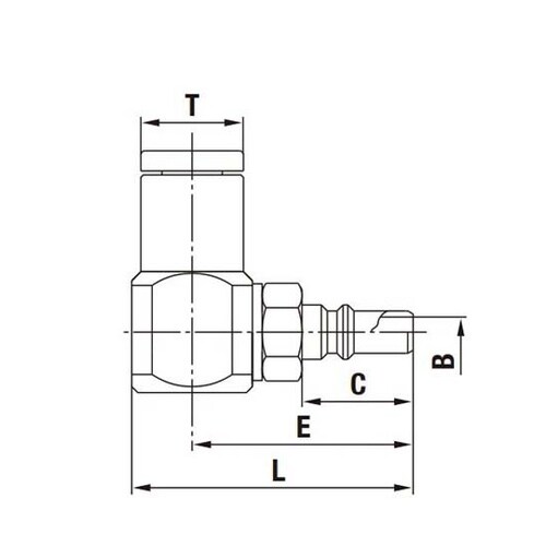 マイクロカプラ(プラグ)真ちゅうNBR