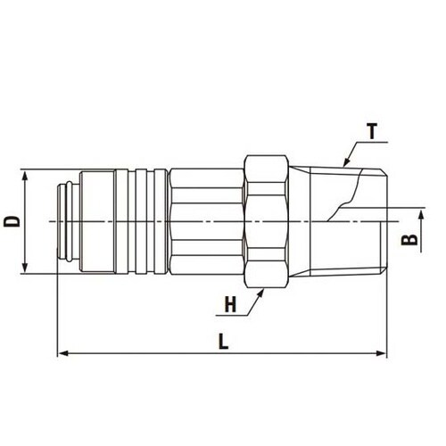 マイクロカプラ 真ちゅうNBR Rc1/