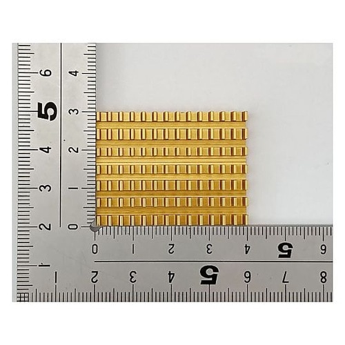 薄型ヒートシンク 30×40×5mm 金