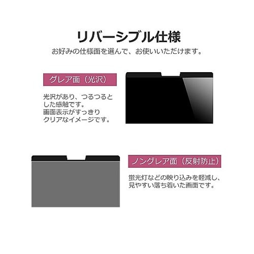 マグネット式 覗き見防止 フィルター L