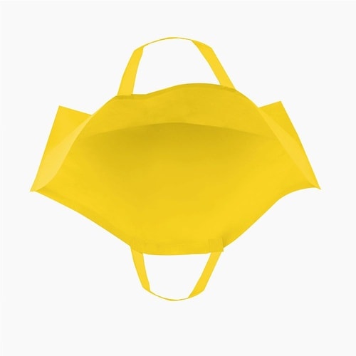 カラー不織布バッグ 黄 11425