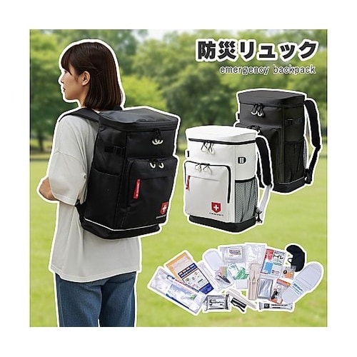 防災リュック 防災グッズ8点セット ホワ