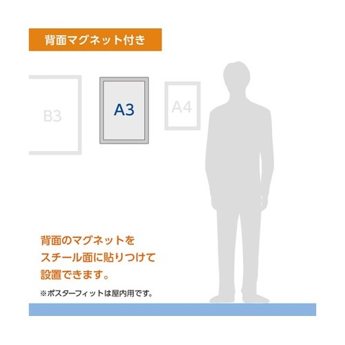 壁面用ポスターフレーム ポスターフィット