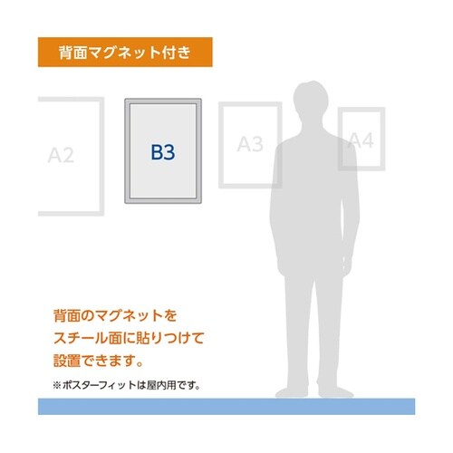 壁面用ポスターフレーム ポスターフィット