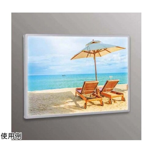 超薄型LEDポスターパネル シルバー A