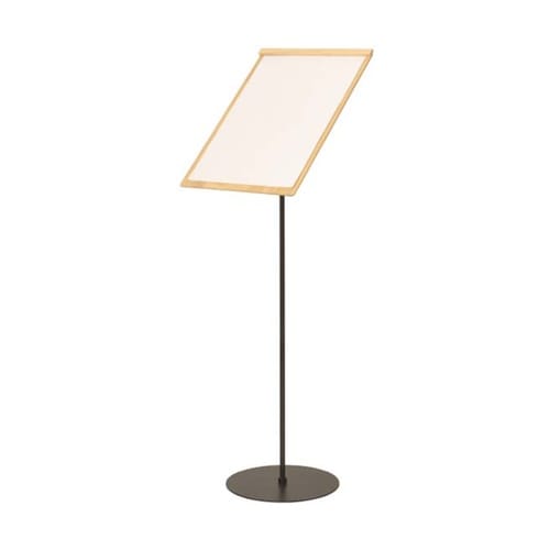 モクペタボードスタンドM−A3黒 白木