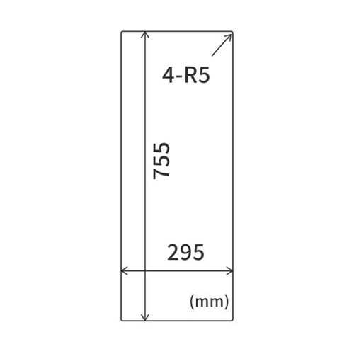 プライウッドサインスタンド用ブラックボー