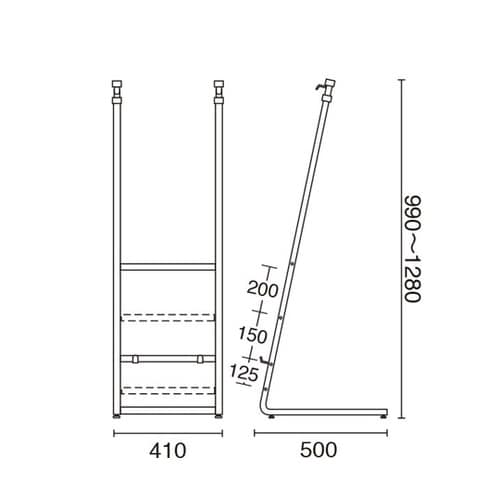 パネルスタンド TPS−SLC 傾斜 ク