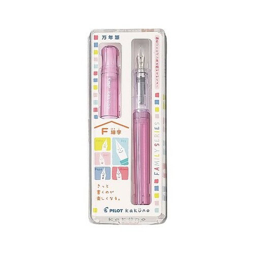 万年筆カクノ ガールピンク 細字 FKA