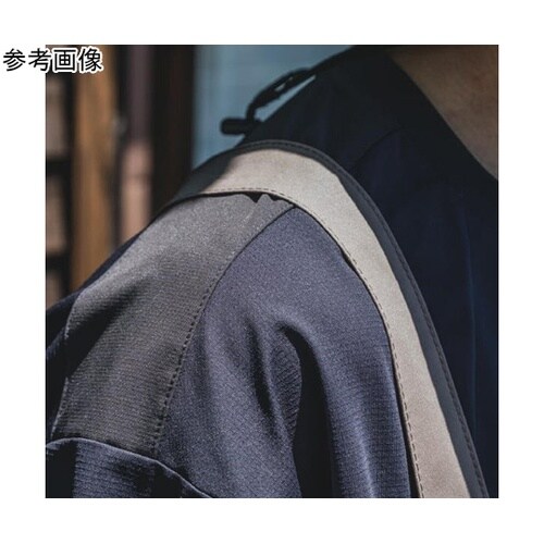 サロペ・デ・クルーネック チャコールグレ