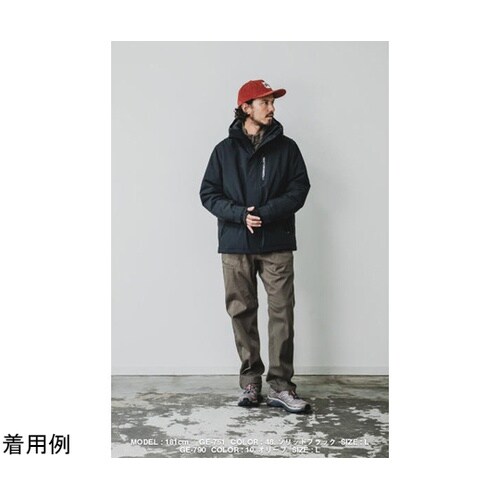 ブリザードシェルジャケット ソリッドブラ