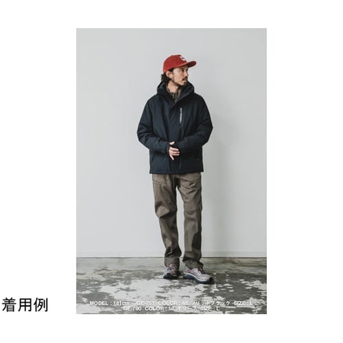 ブリザードシェルジャケット ソリッドブラ
