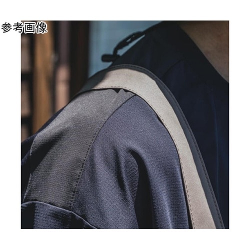 サロペ・デ・クルーネック チャコールグレ