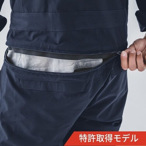 エアストレッチツナギ ネイビー 3L G