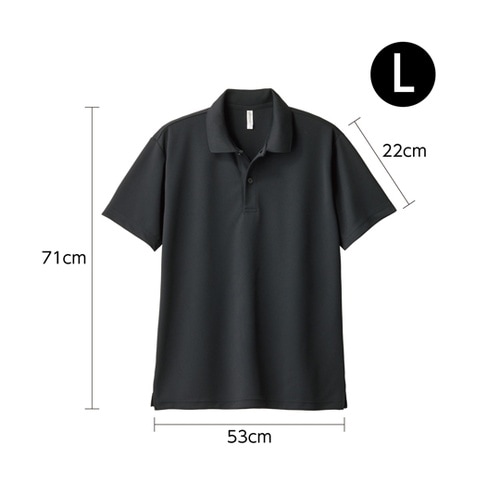 DXドライポロシャツ ブラック L 19