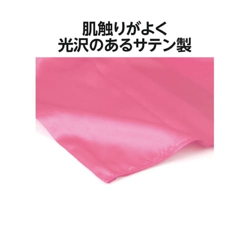 ソフトサテン はちまき 桃 19501