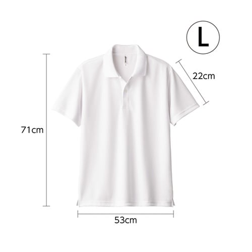 DXドライポロシャツ ホワイト L 19