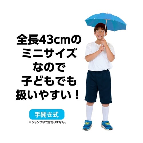 ミニ傘 青 19524