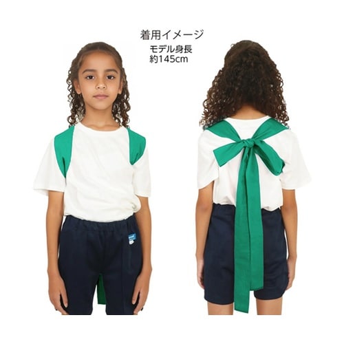 ロングカラーたすき 緑 19058