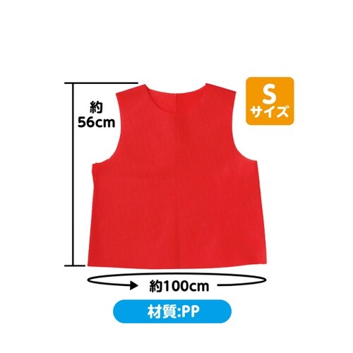 衣装ベース ノースリーブシャツ 赤 S