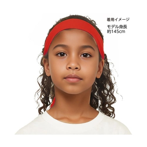 ひんやりはちまき 赤 19046