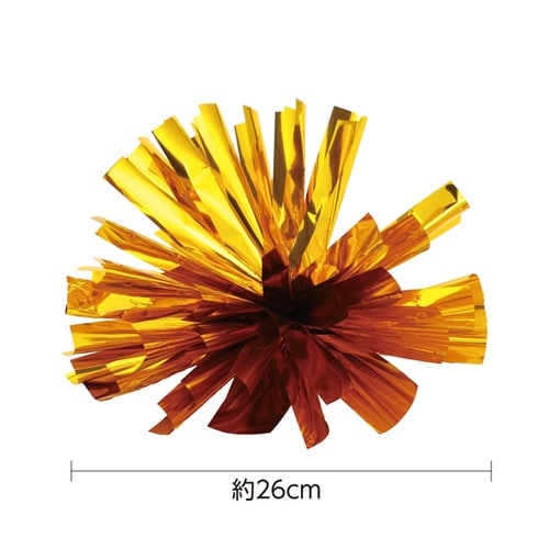 らくらくチアポンポン名札付 ゴールド 1