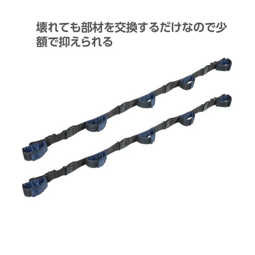 ムカデ競争用連結ベルト 黒(5人用) 1