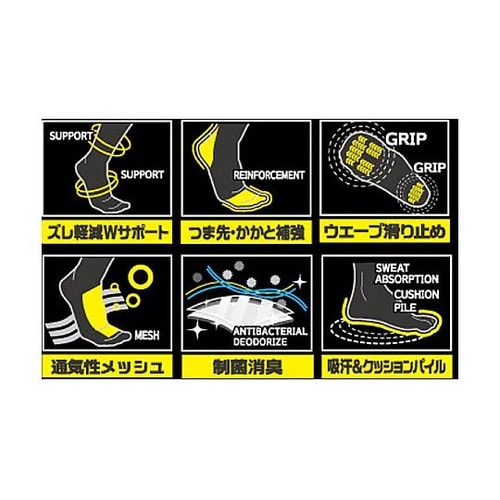 DIC 消臭 インパクトロック 5本指