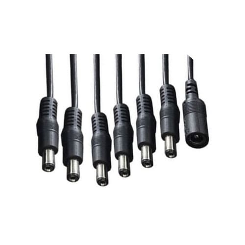 DCジャック1−プラグ6分岐ケーブル(5