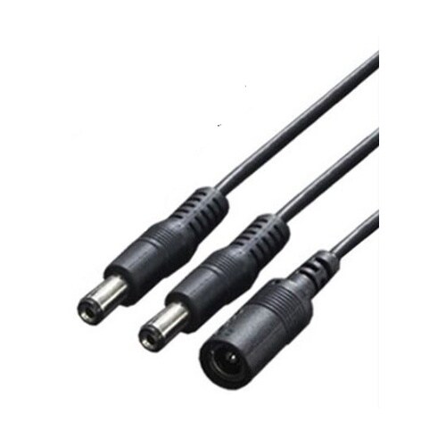 DCジャック1−プラグ2分岐ケーブル(5