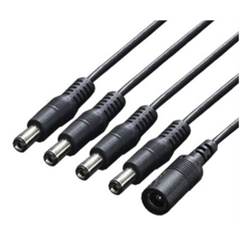 DCジャック1−プラグ4分岐ケーブル(5