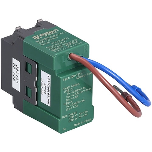 埋込USBコンセントトPD36W グレー