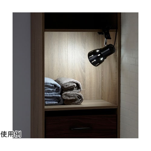 60形LED電球付属クリップライト ブラ