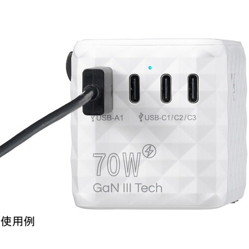 海外用マルチ変換プラグPD70W付 白