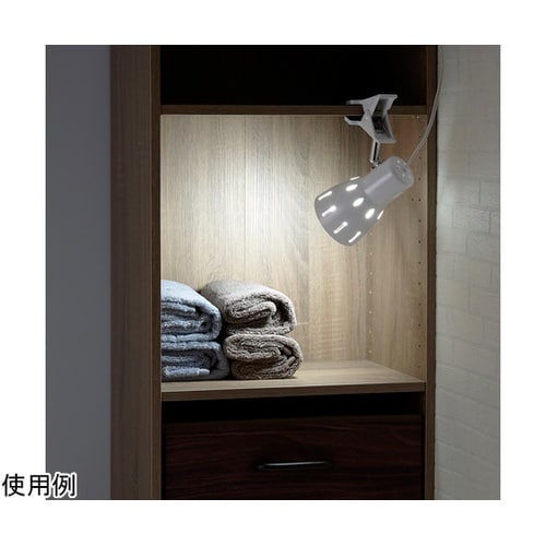 60形LED電球付属クリップライト ホワ