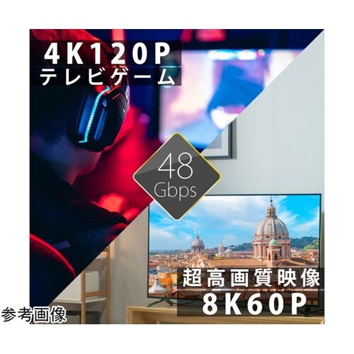 HDMIケーブルVer2.1 2m HD