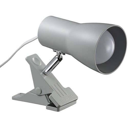 40形LED電球付属クリップライト グレ