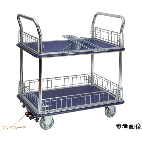 二段式台車 (上段・下段:コボレ止め金網